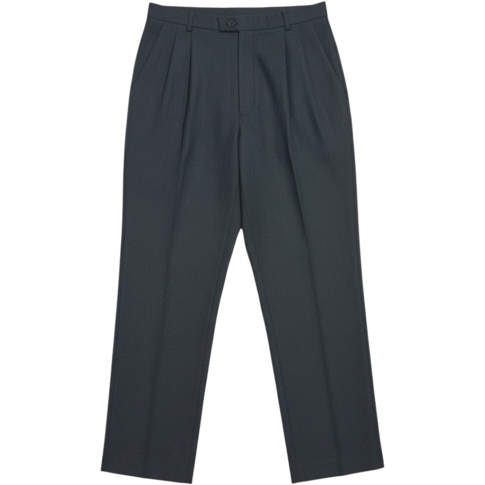 Vintage Brooks Brothers 346 100% Wool Pleated Gray Trousers Pants Women 10 USA